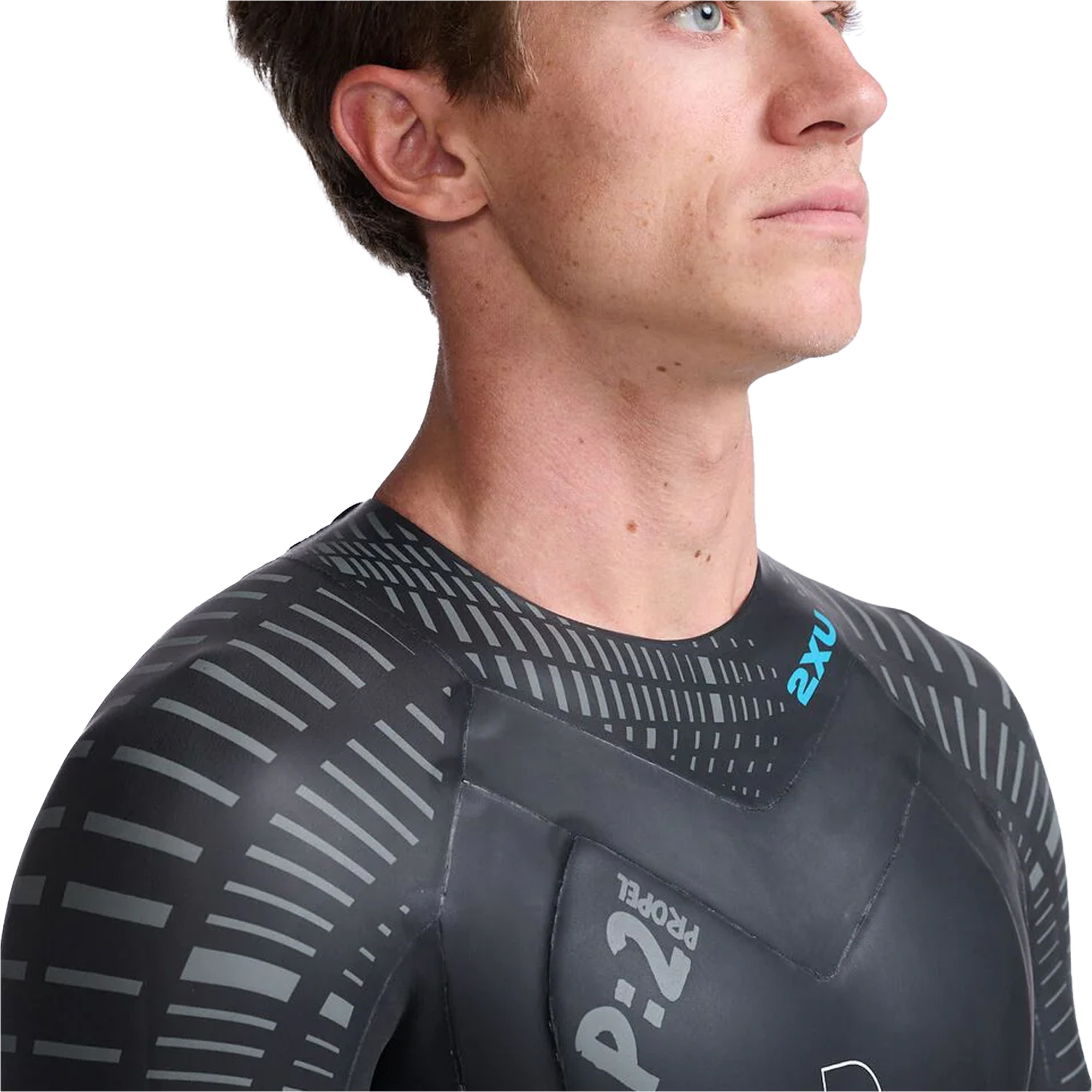 2026 2XU Mens P:2 Propel Swim Wetsuit MW4990c - Black / Aloha